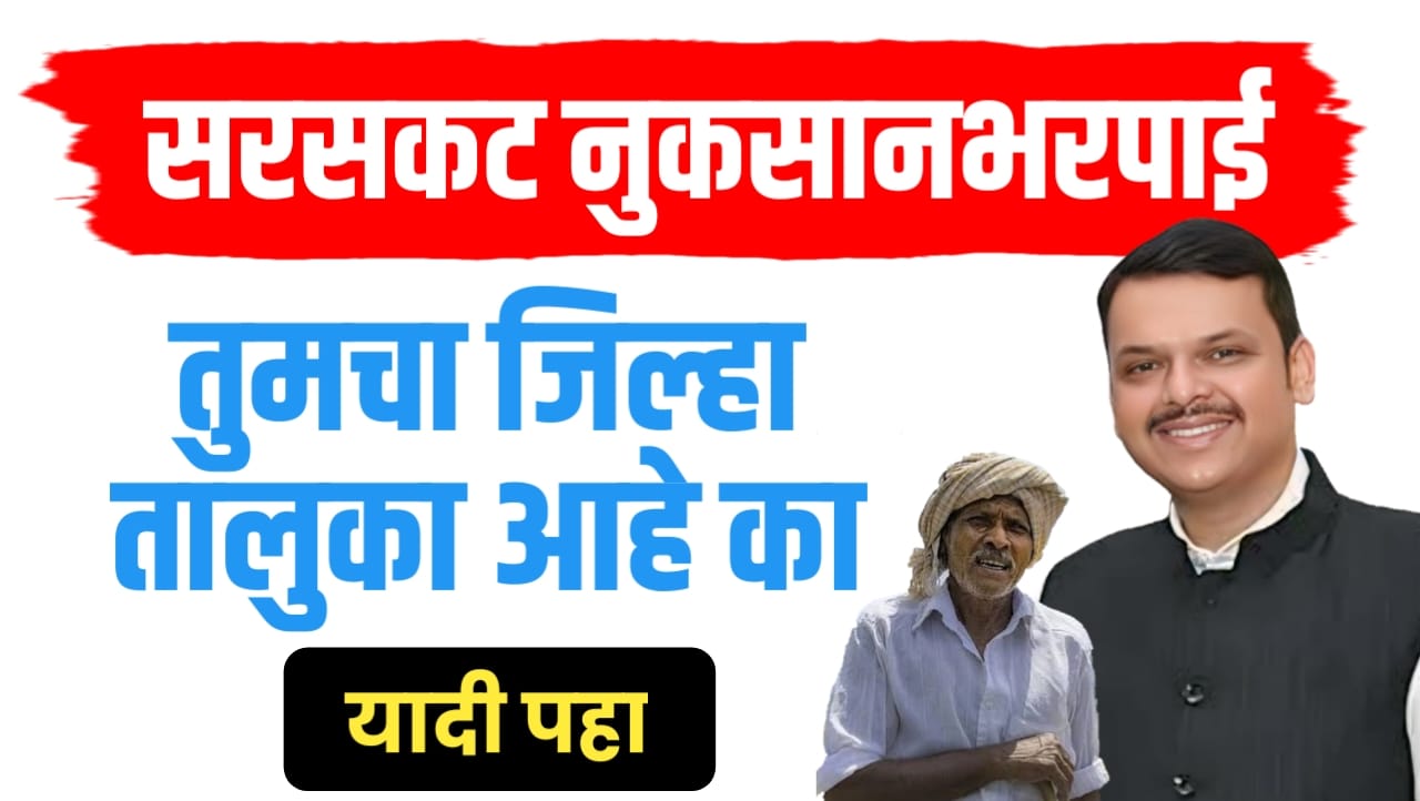 सरसकट नुकसान भरपाई